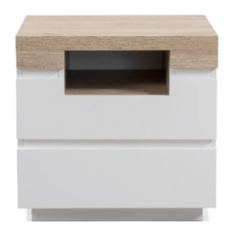 Mocka Sadie Bedside Table User manual Mocka Sadie Bedside Table User manual