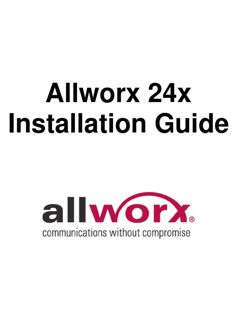 Allworx 24x installation guide