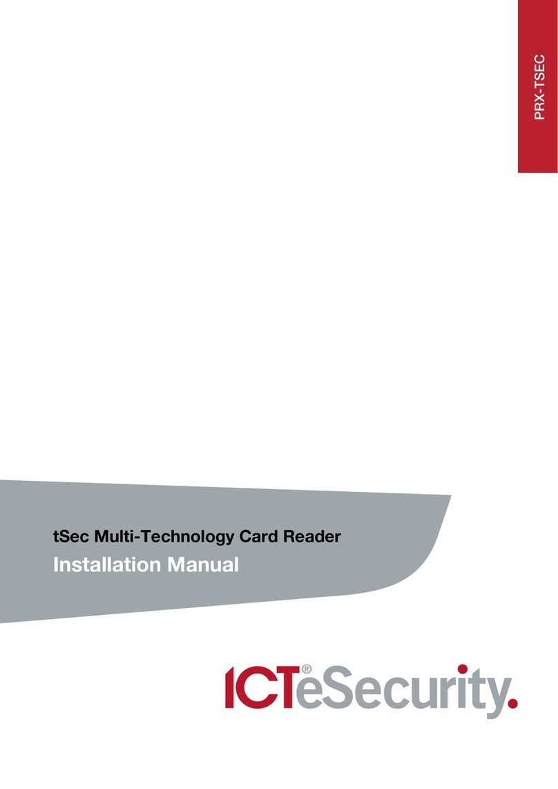 ICTeSecurity PRX-TSEC installation manual