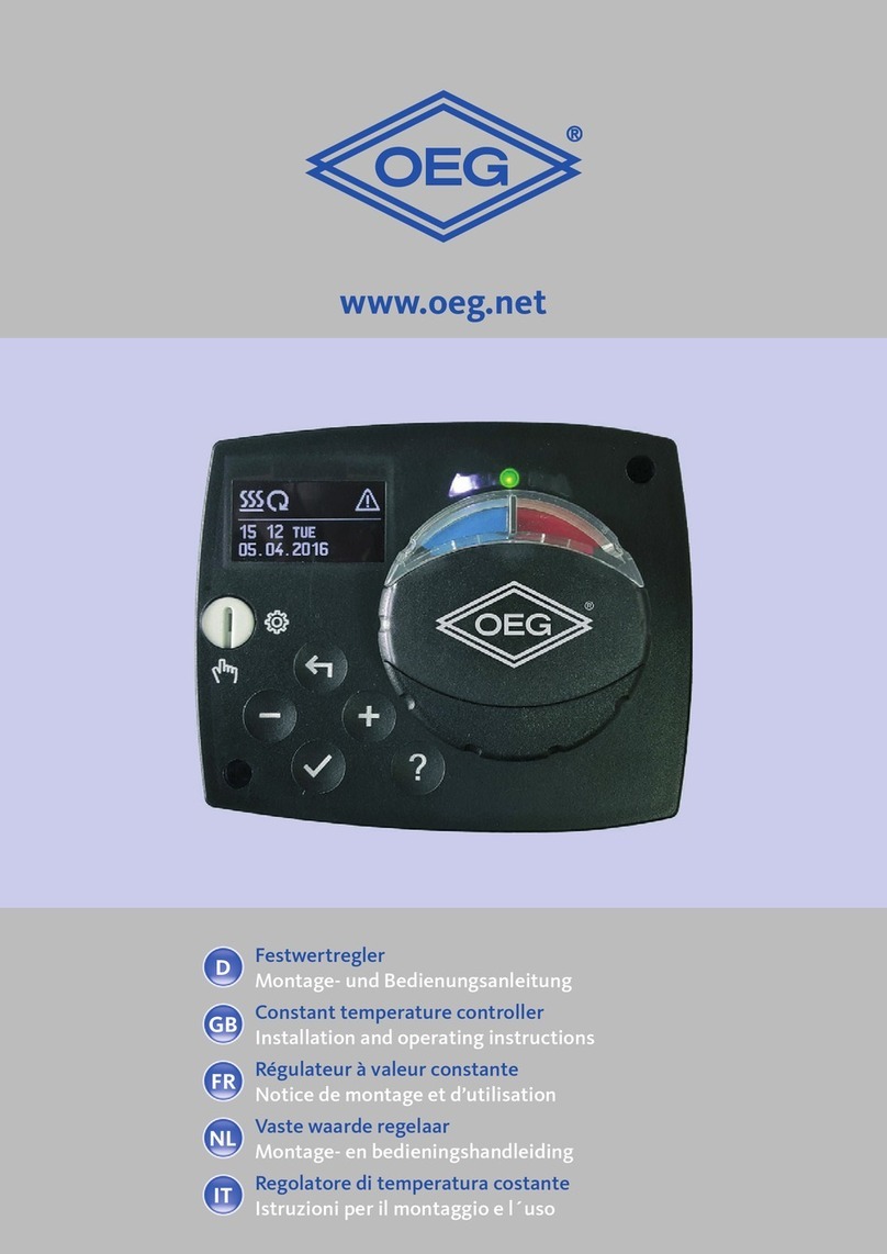 OEG 212000017 Installation and operating instructions