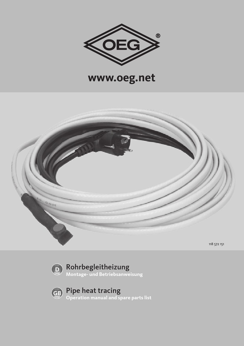 OEG 118 572 151 Operation manual and spare parts list OEG 118 572 151 Operation manual and spare parts list