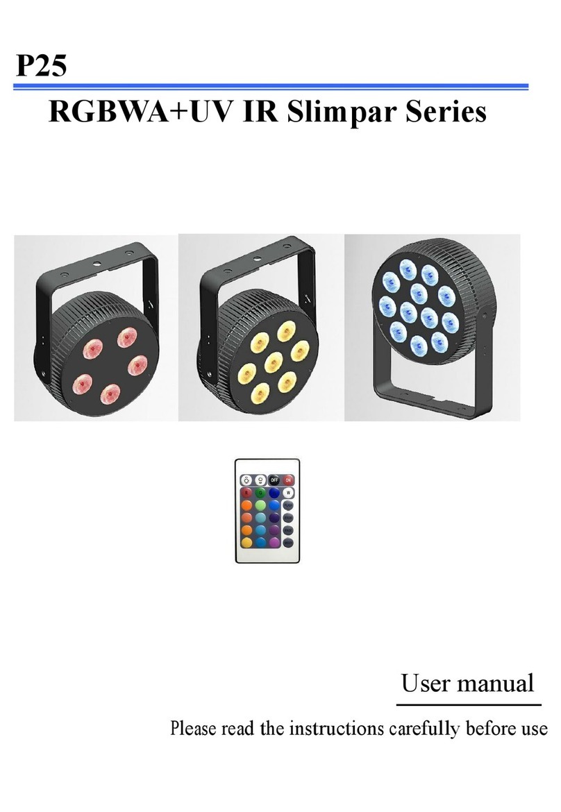 Osram RGBWA+UVIR Slimpar Series user manual