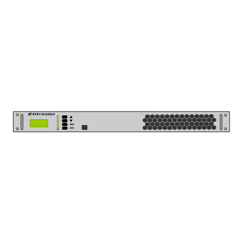 Eltek Valere STS118 user manual