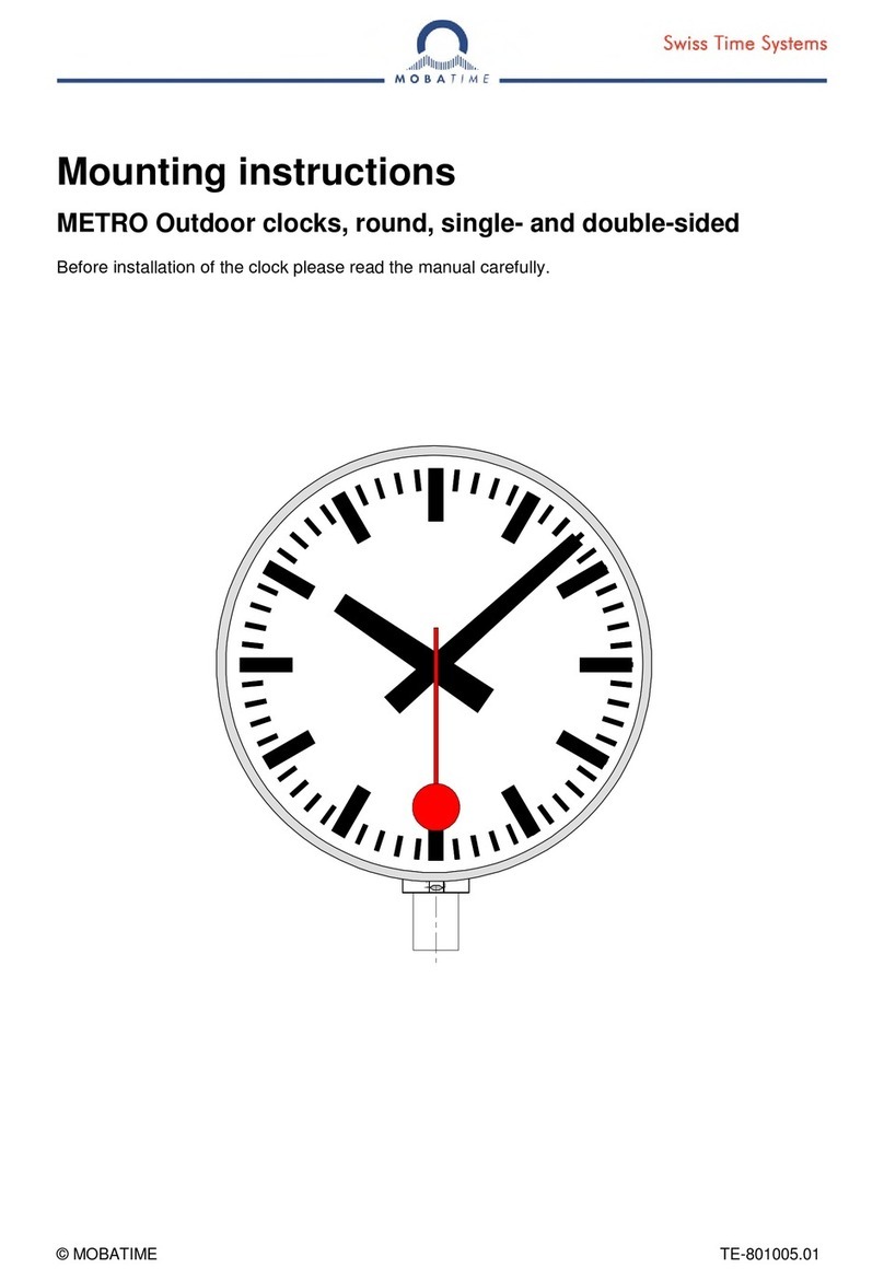 Mobatime METRO User manual