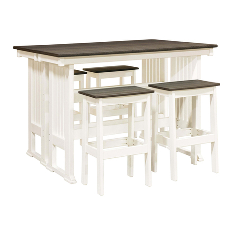 E.C. Woods BALCONY TABLE User manual E.C. Woods BALCONY TABLE User manual