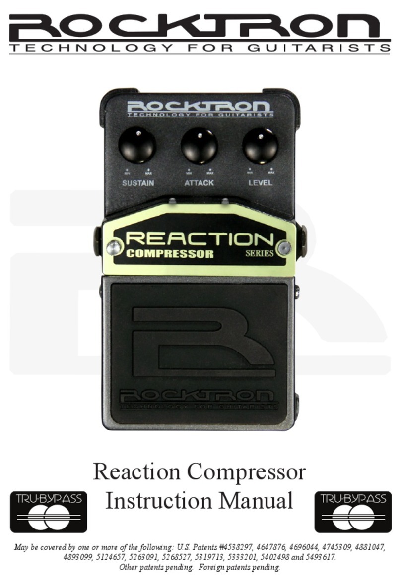 Rocktron Reaction Compressor instruction manual Rocktron Reaction Compressor instruction manual