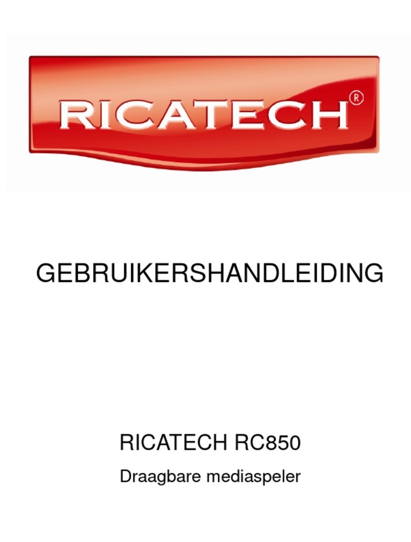 Ricatech RC850 user manual