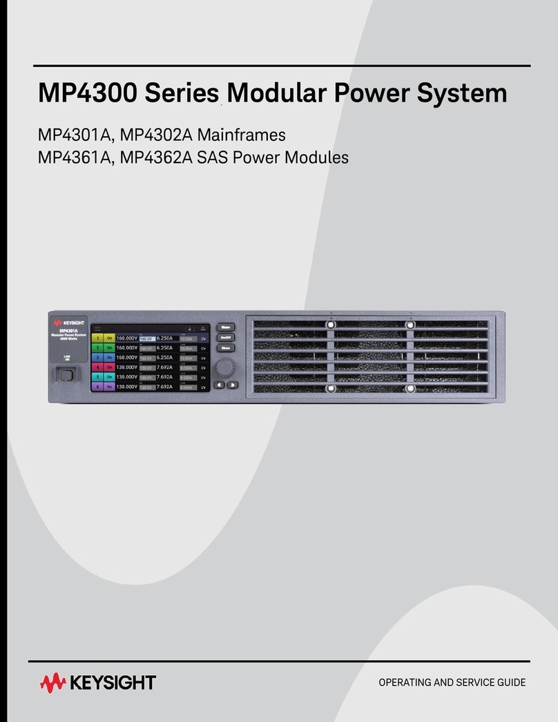 Keysight MP4300 Series Service manual