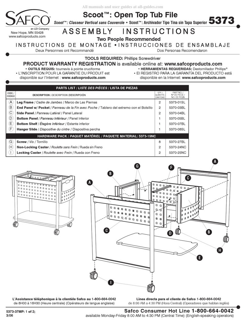 Safco Scoot 5373 User manual