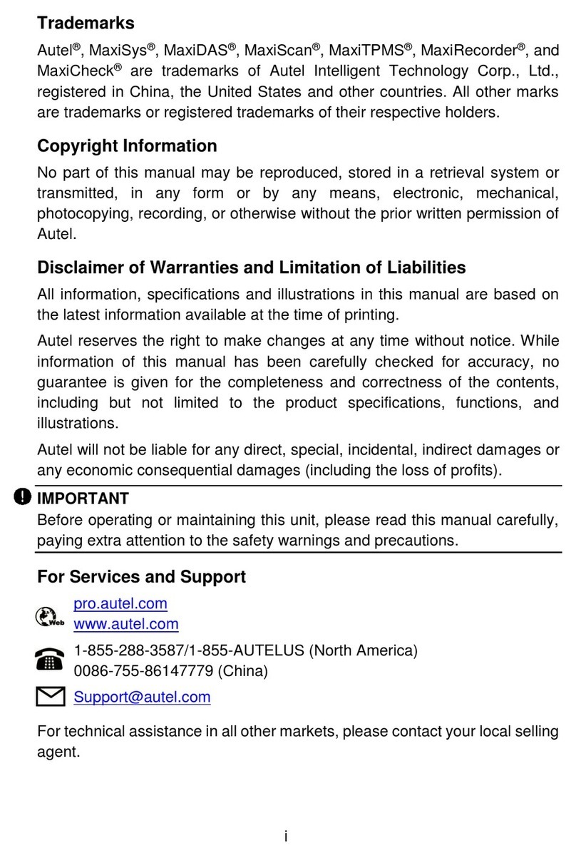 Autel MaxiCheck MX900 User manual