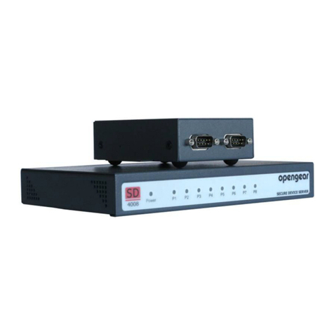 Opengear SD4000 user manual