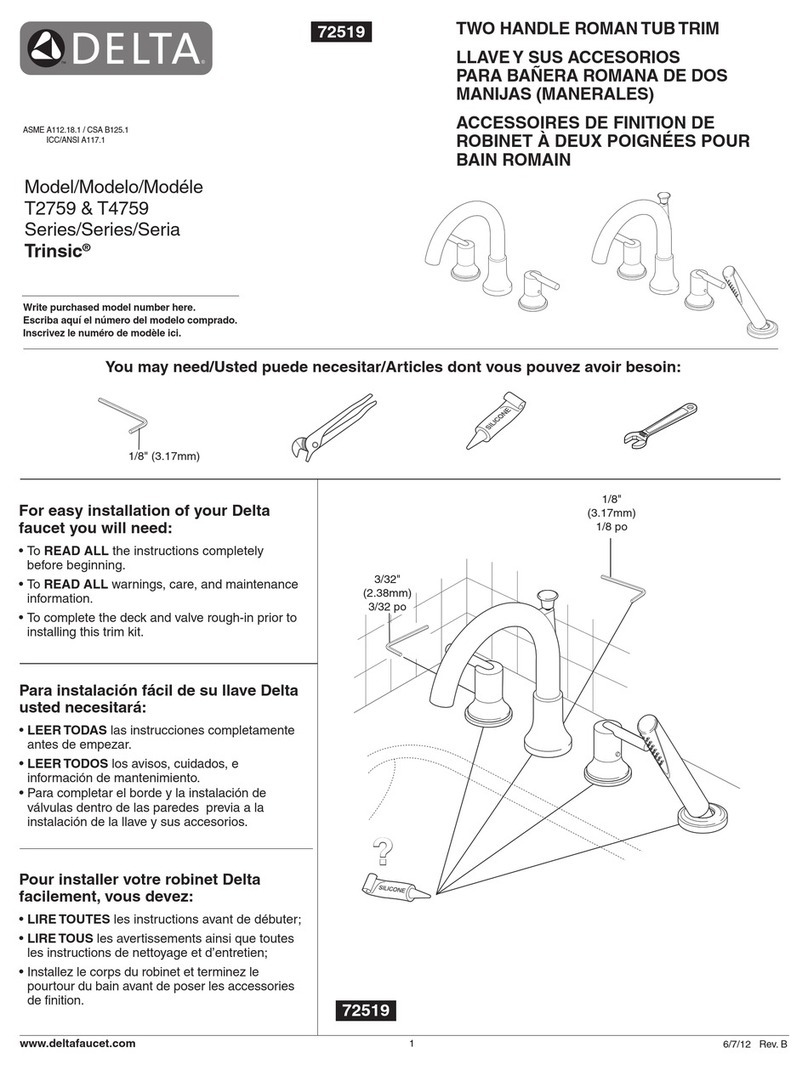 Delta Trinsic T4759 Series User manual
