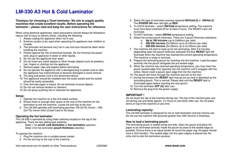 texet LM-330 User manual
