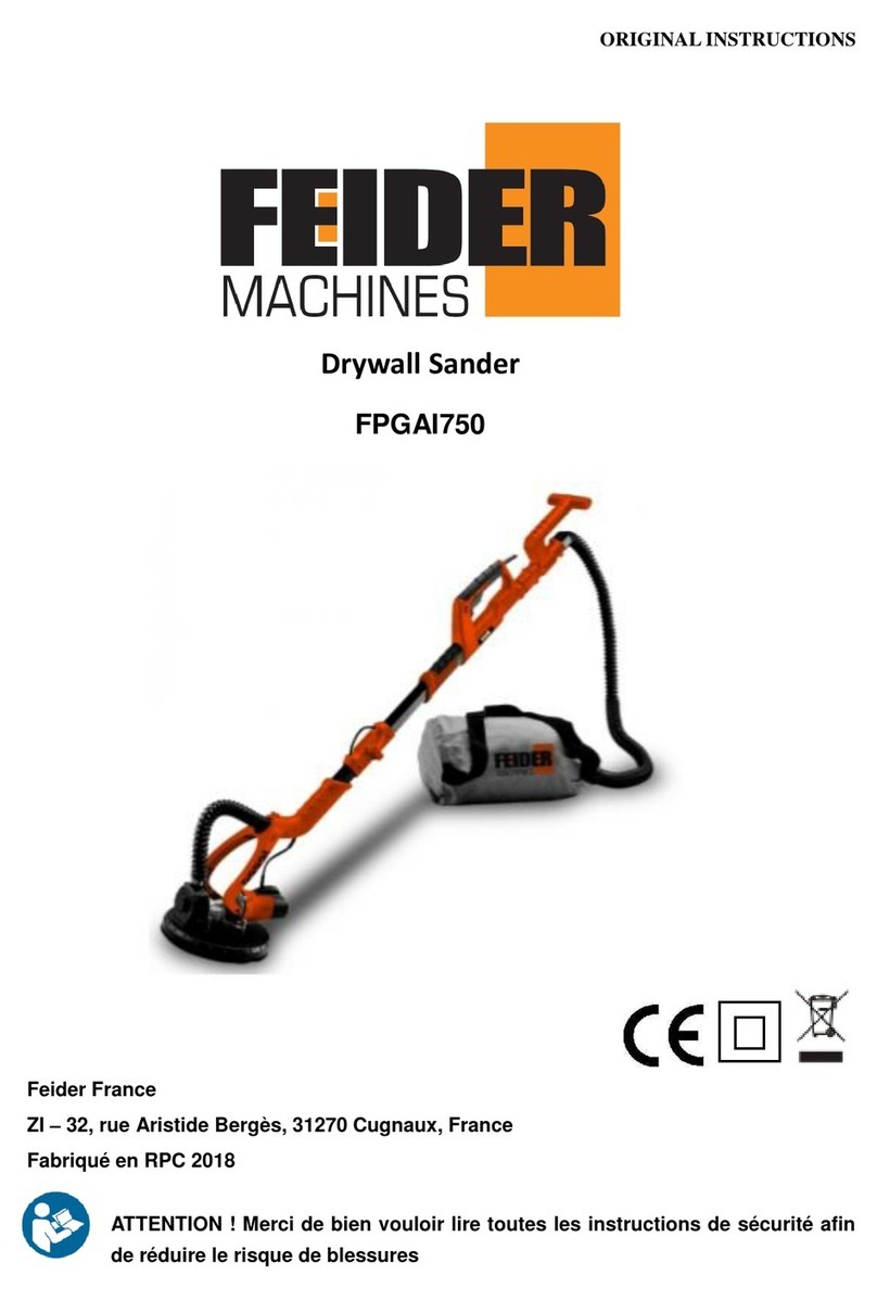 Feider Machines FPGAI750 Original instructions