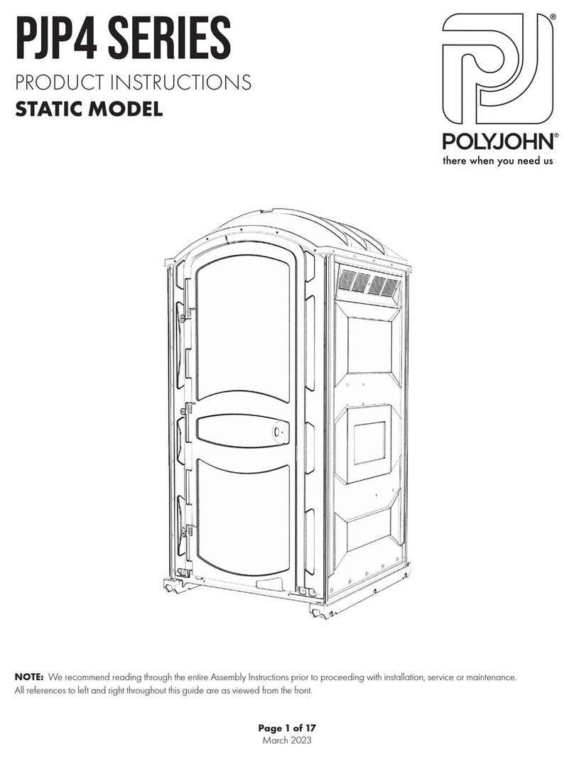 PolyJohn PJP4 Series Instruction sheet