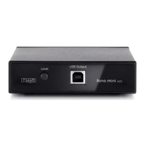 Rega FONO MINI A2D MK2 User manual