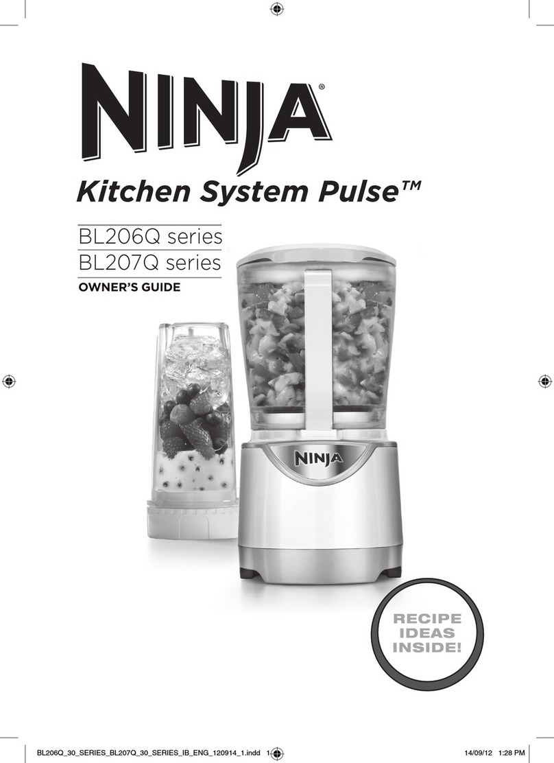 Ninja Kitchen System Pulse BL207Q Series User manual