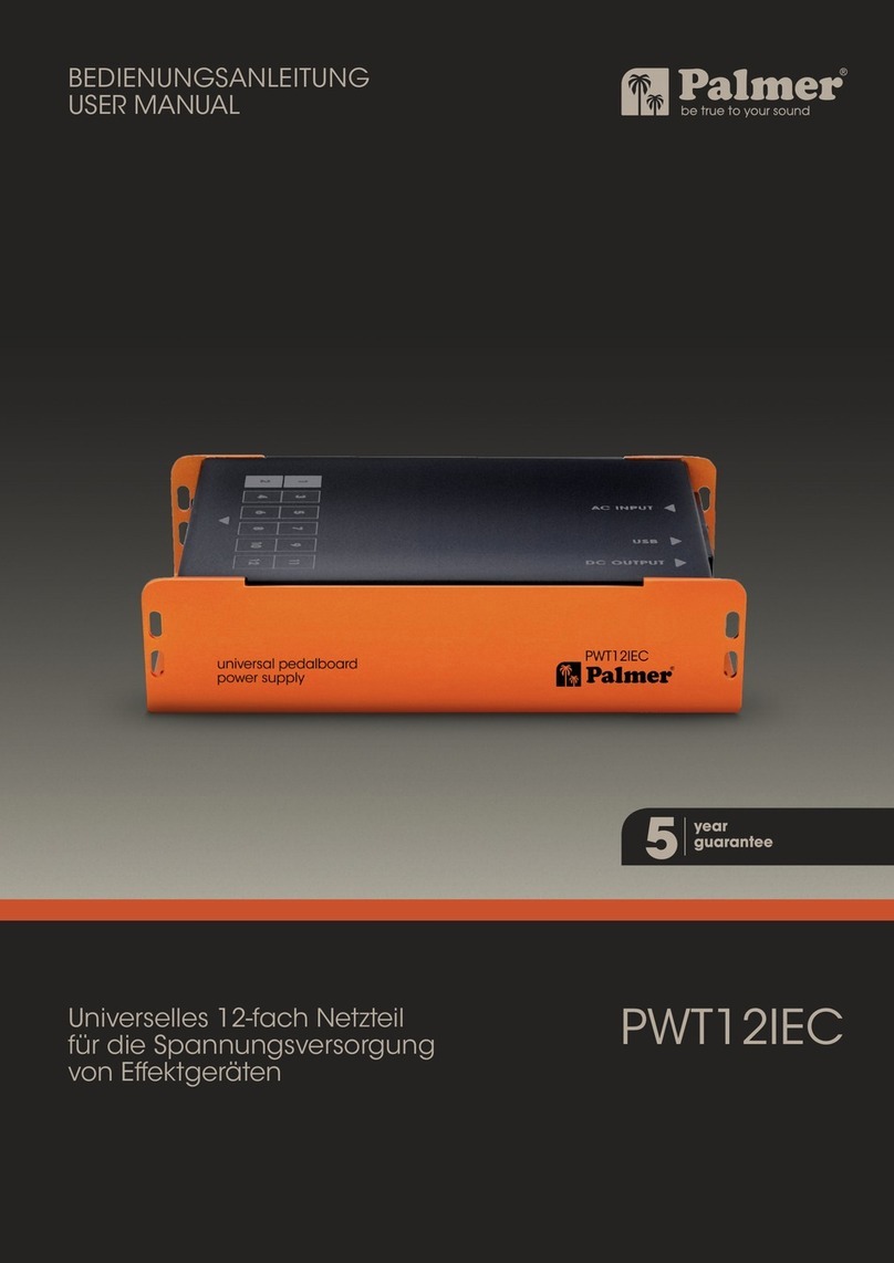 Palmer PWT12IEC user manual