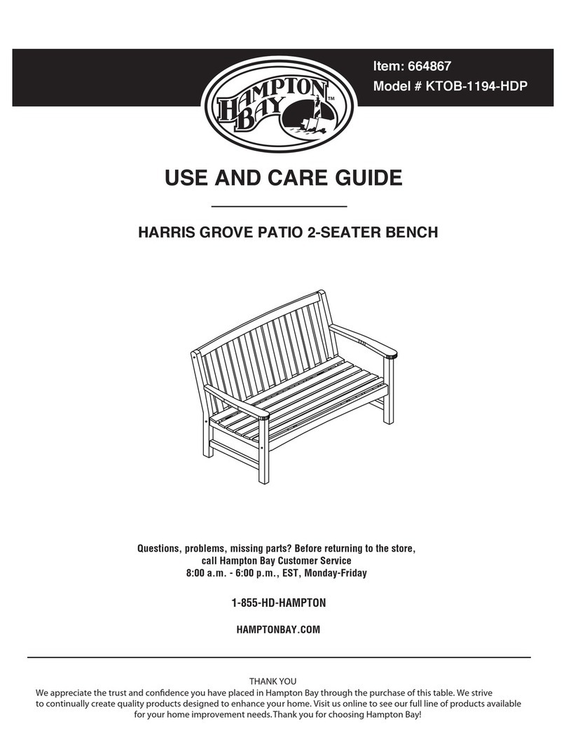 HAMPTON BAY HARRIS KTOB-1194-HDP User manual
