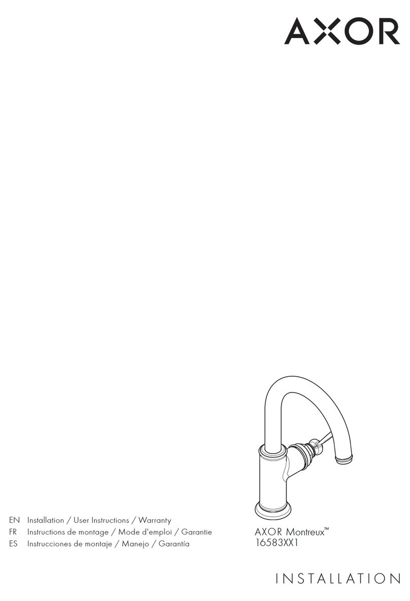 Axor Montreux 16583XX1 User manual