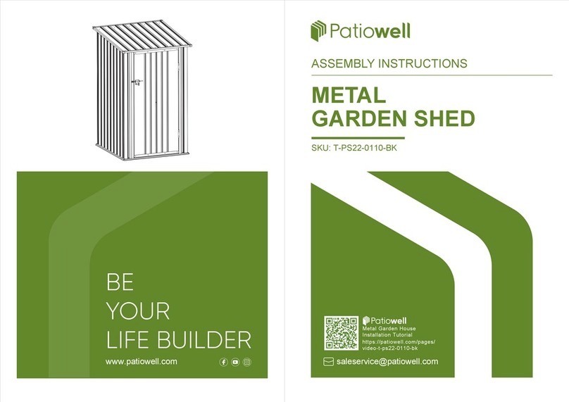 Patiowell T-PS22-0110-BK User manual