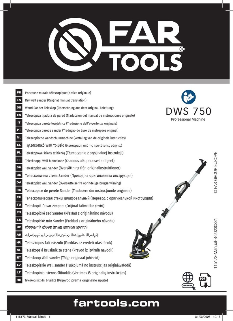 Sigma Far Tools DWS 750 Original manual translation
