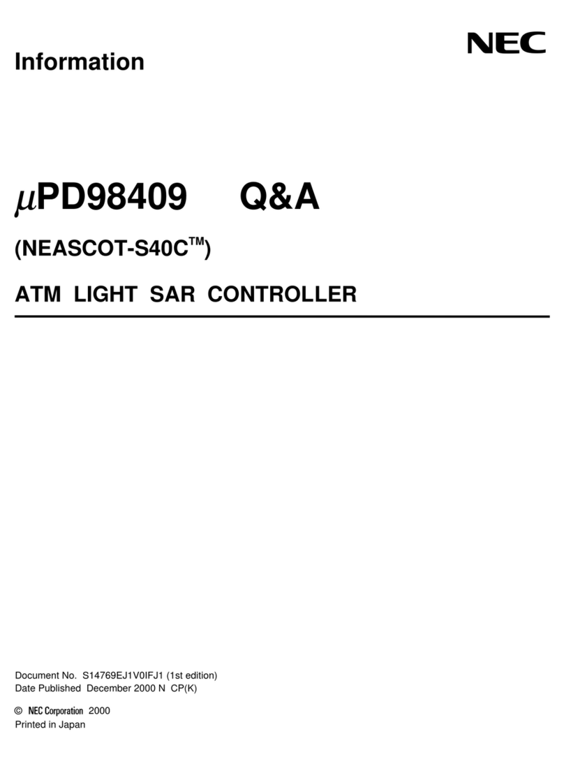 NEC mPD98409 User manual