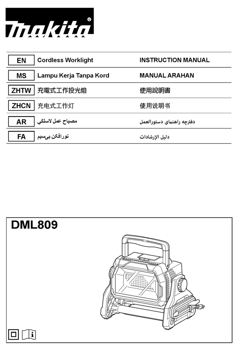 Makita DML809 User manual