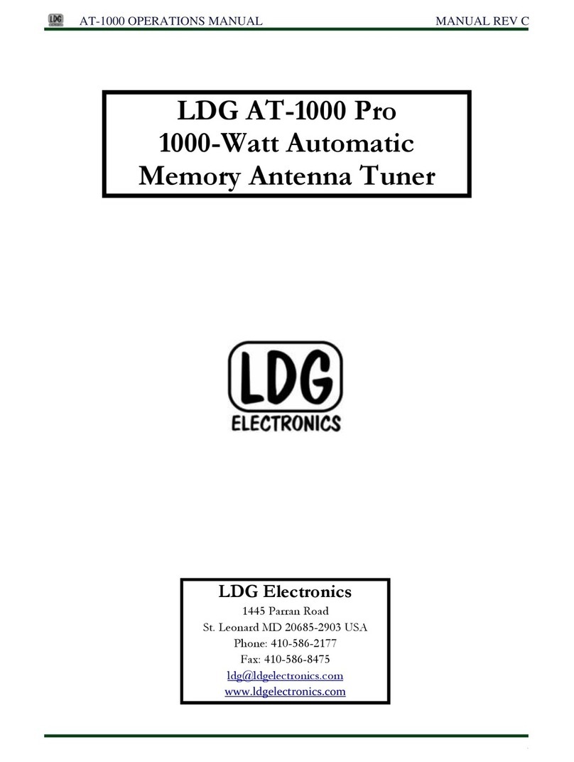 LDG AT-1000Pro User manual