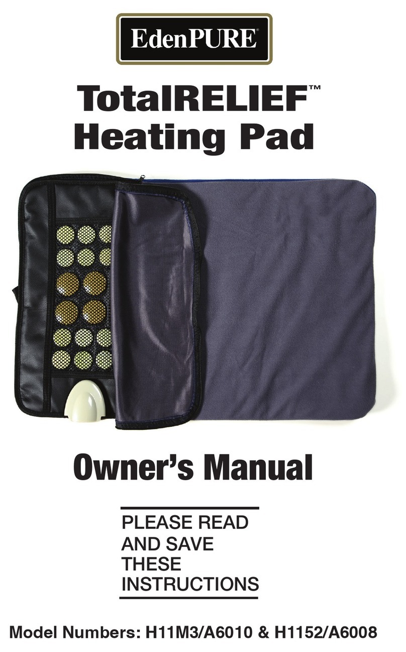 EdenPURE TotalRELIEF H11M3/A6010 owner's manual