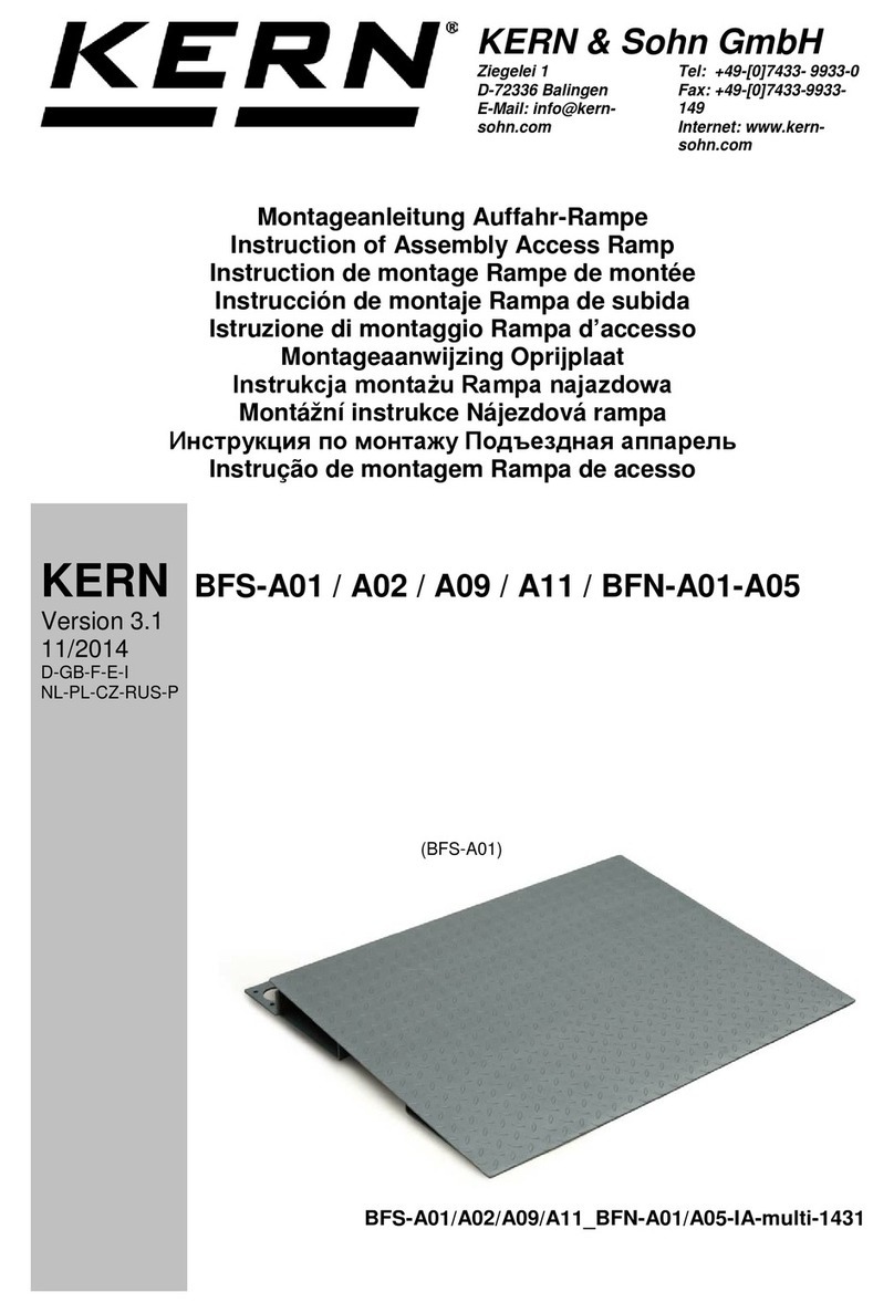 KERN BFS-A01 Instruction of Assembly