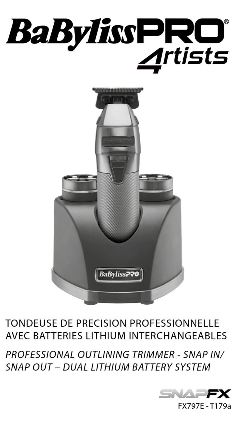 BaByliss PRO STELLATODIGITAL 4rtists manual