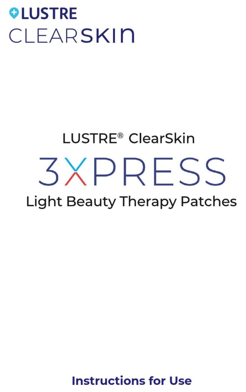 LUSTRE ClearSkin 3XPRESS Instructions for use