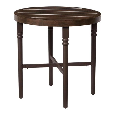 HAMPTON BAY LEMON GROVE BISTRO TABLE D11230-TB User manual HAMPTON BAY LEMON GROVE BISTRO TABLE D11230-TB User manual