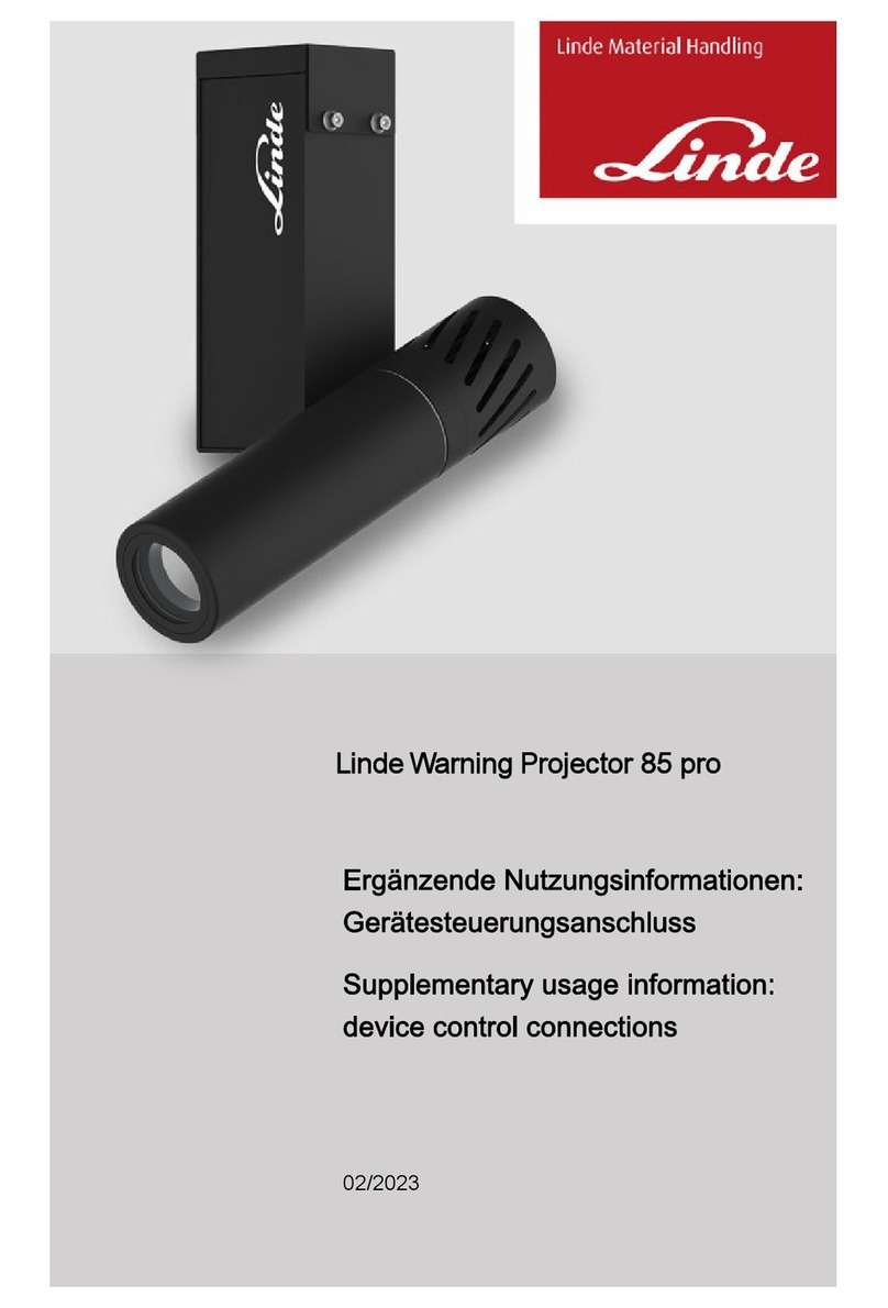 Linde Warning Projector 85 pro manual Linde Warning Projector 85 pro manual