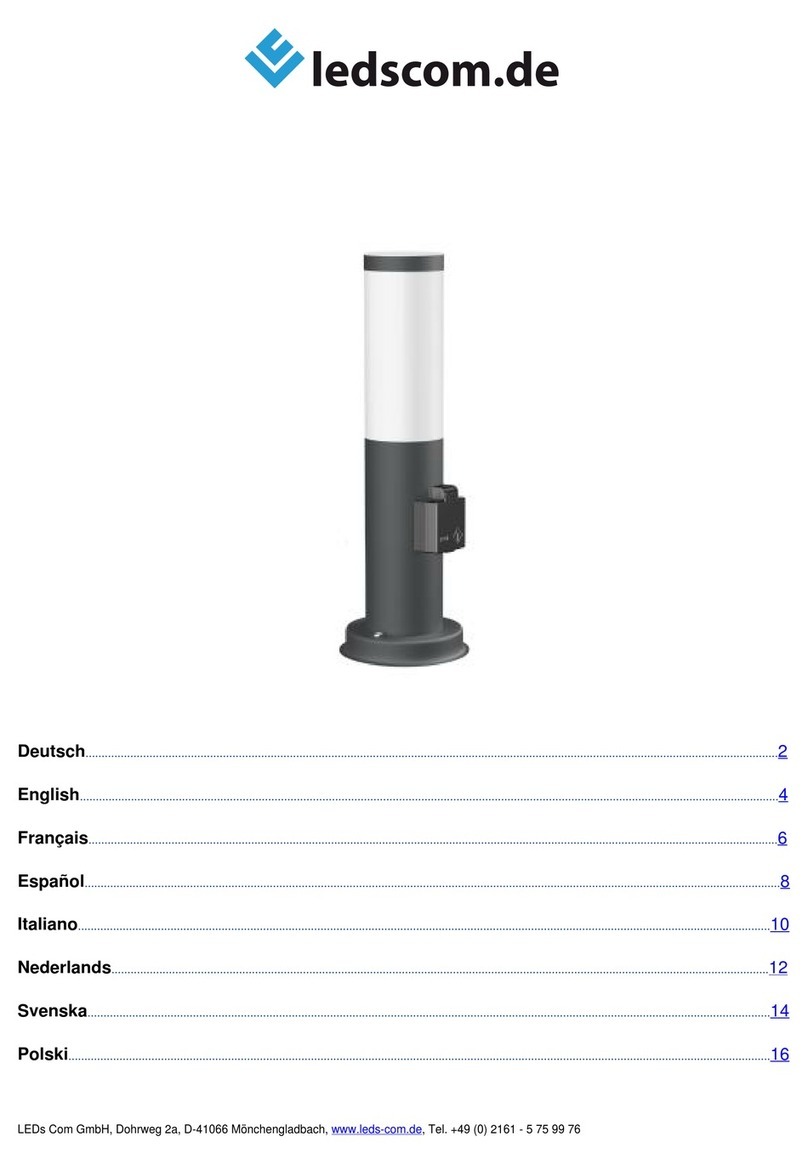 ledscom LC-L-367 Assembly instructions