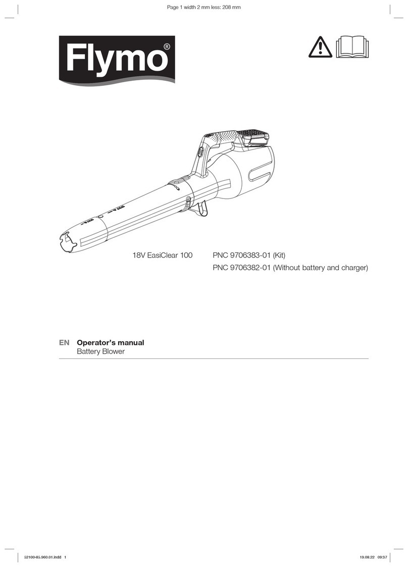 Flymo 18V EasiClear 100 Operator's manual