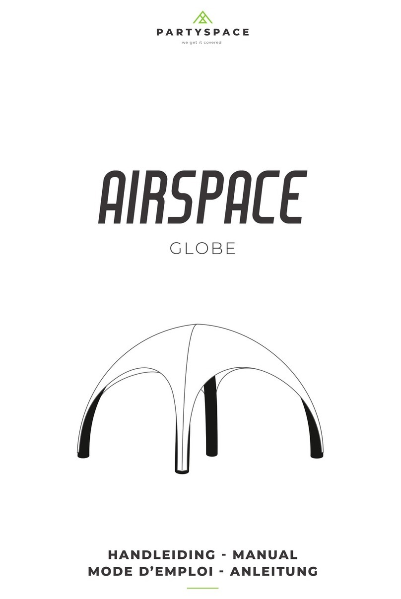 PartySpace AIRSPACE GLOBE User manual PartySpace AIRSPACE GLOBE User manual