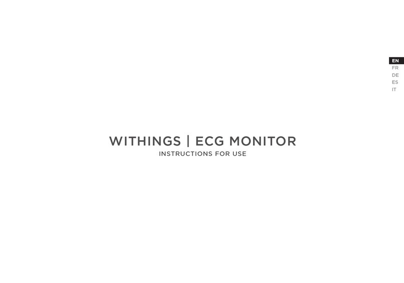 Withings ECG MONITOR Instructions for use Withings ECG MONITOR Instructions for use