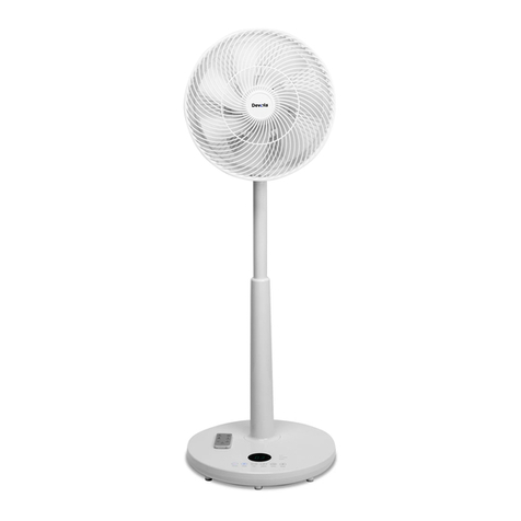 DEVOLA DV12DCPFANWF user manual