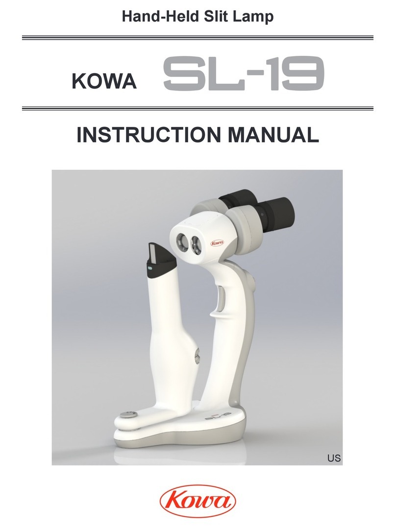 Kowa SL-19 instruction manual