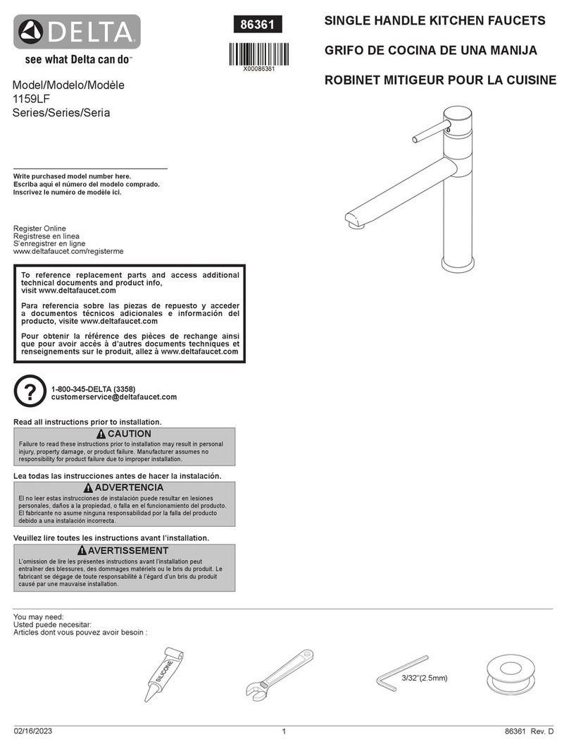 Delta TRINSIC 1159LF User manual