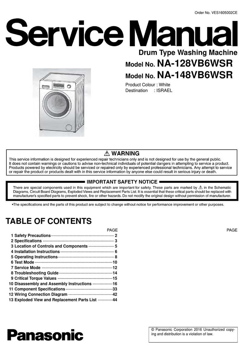 Panasonic NA-128VB6WSR User manual