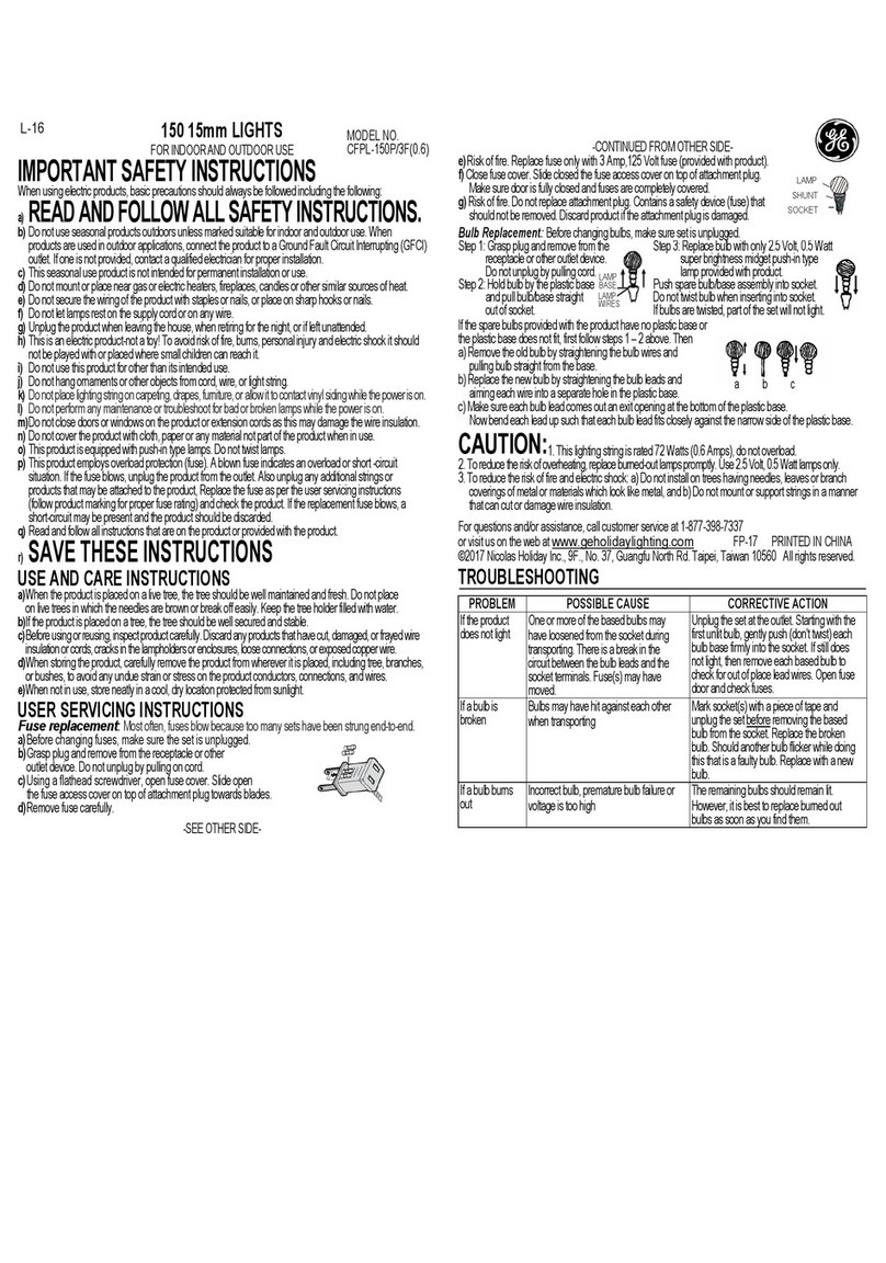 GE CFPL-150P/3F User manual