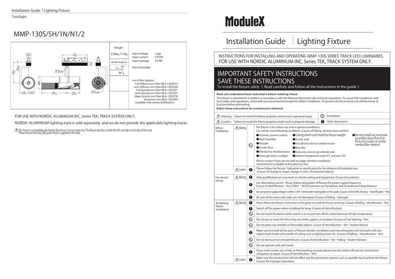 Modulex MMP-130S/5H User manual