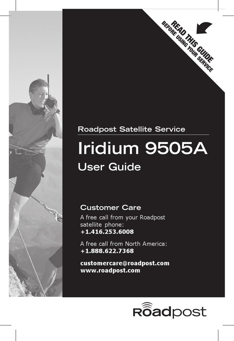 Roadpost Iridium 9505A user guide
