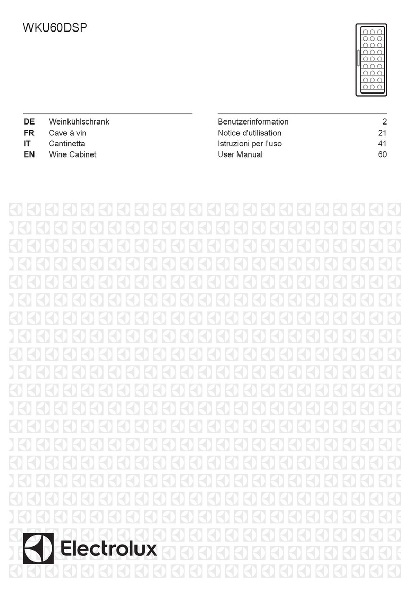 Electrolux WKU60DSP User manual