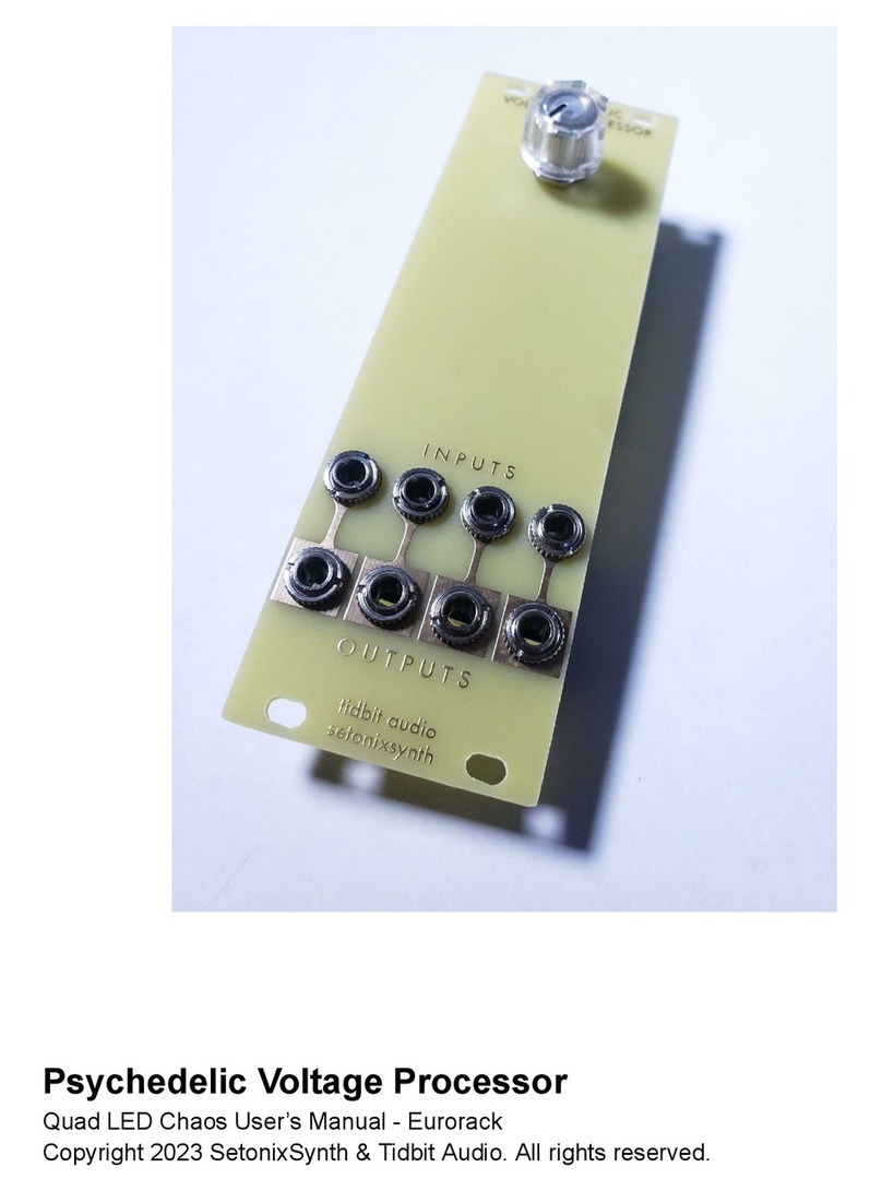SetonixSynth Psychedelic Voltage Processor User manual