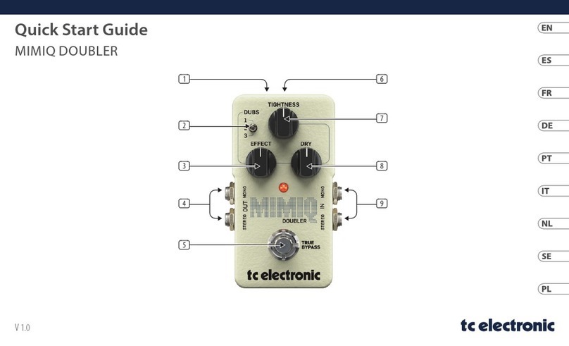 TC Electronic Mimiq Doubler User manual
