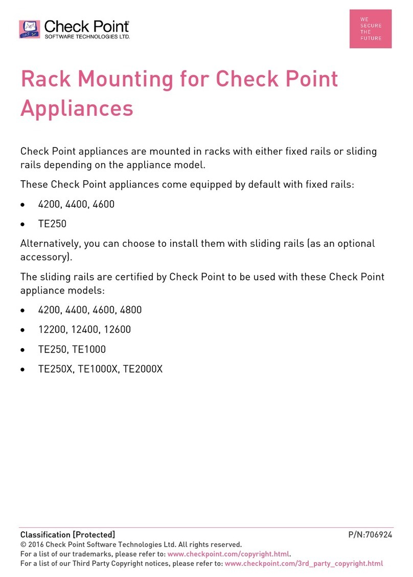 Checkpoint 4200 Mounting instructions